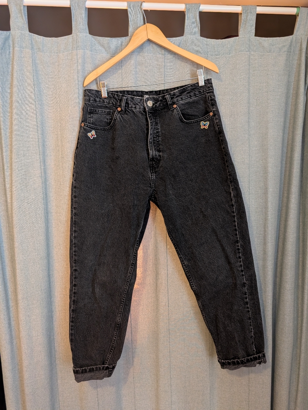 Black High-Rise Jeans